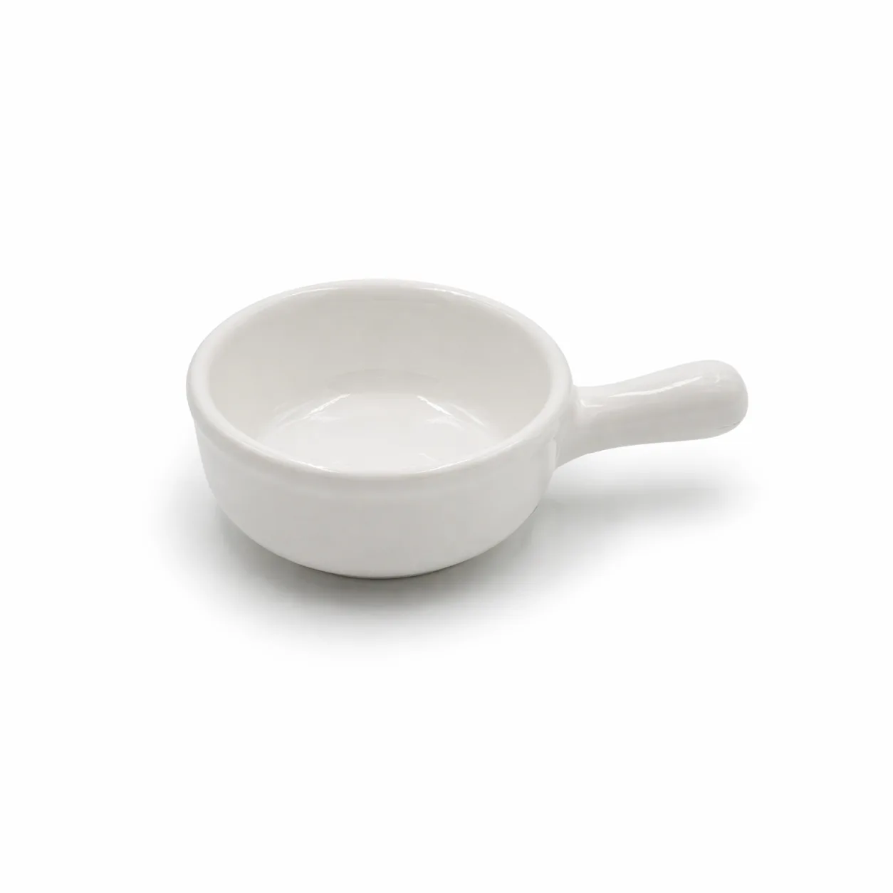 Coccetto zuppa bianco - noleggio piatti Montineri