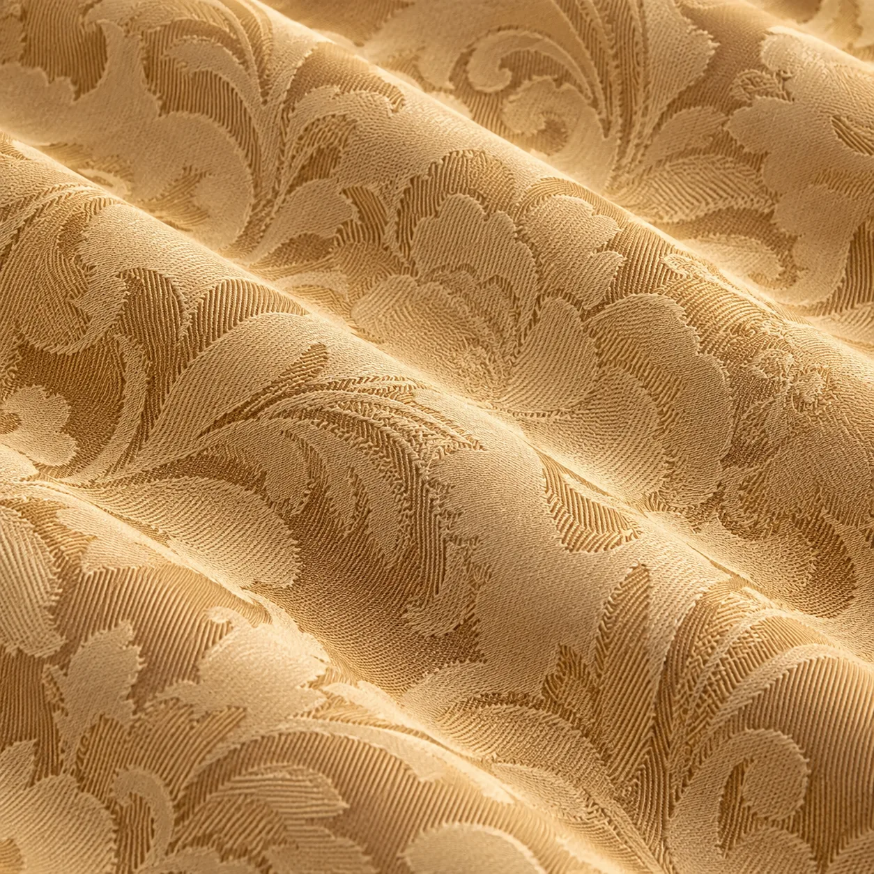 Damasco giallo oro lucido - dettaglio 2