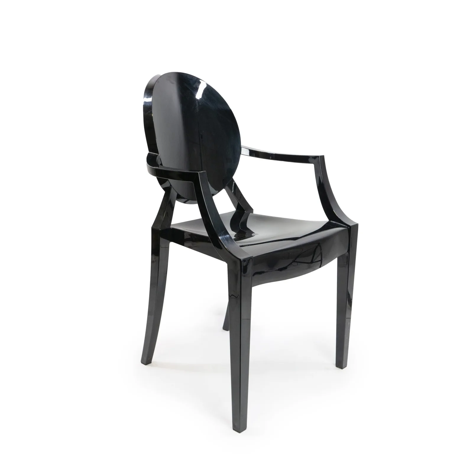 Louis Ghost Nera Kartell - noleggio sedie Montineri