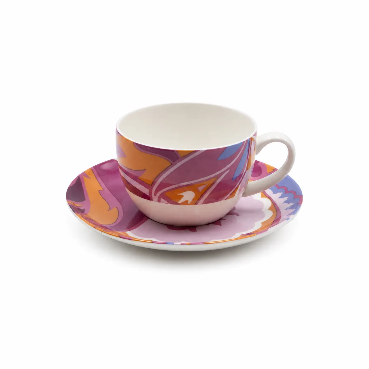Tazza da tè con piattino Etro - noleggio servizi da tè e caffè Montineri