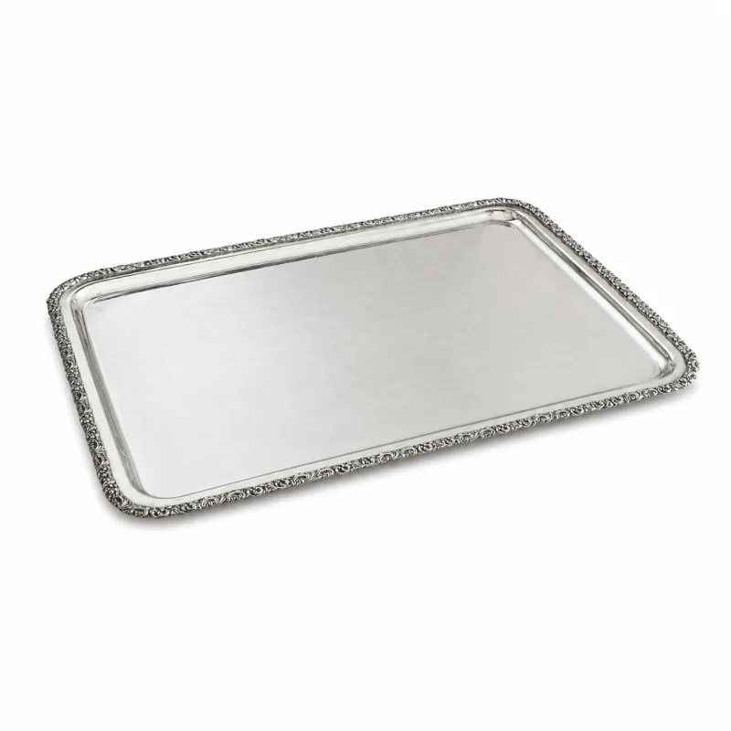 Vassoio rettangolare argento WMF - noleggio accessori da buffet Montineri