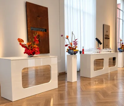 Bancone bar / desk con specchio - dettaglio 4