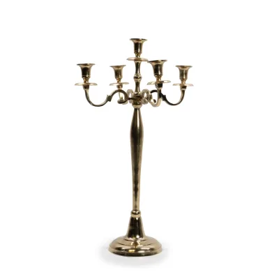 Candelabro Metallo Oro opaco - dettaglio 2