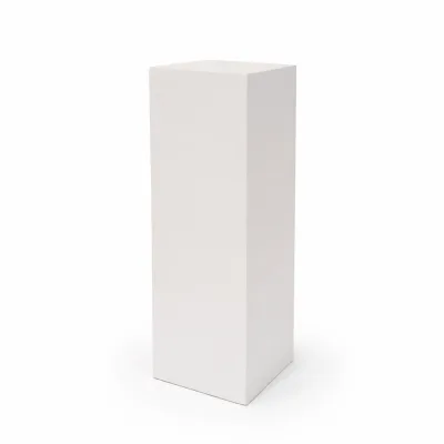 Tavolo a colonna bianco