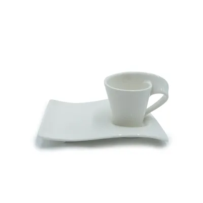 Tazzina e piattino da caffè dune - dettaglio 2