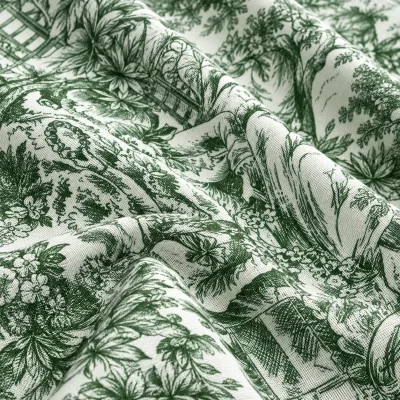 Toile de Jouy verde