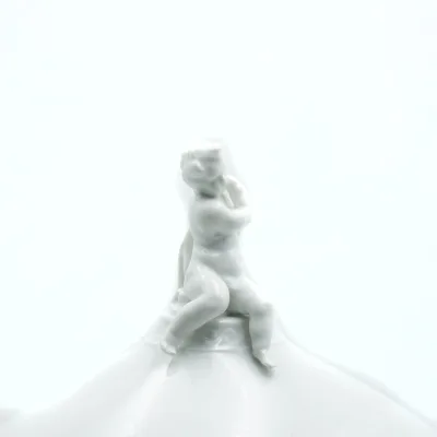 Zuppiera porcellana Vecchio Ginori Bianco - dettaglio 2